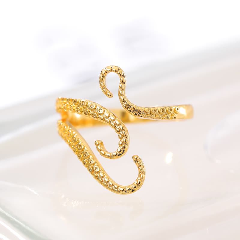 Adjustable Octopus Ring - Tentacle Ring - Phoenexia