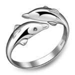 adjustable dolphin ring - Phoenexia