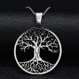 sterling silver tree of life necklace -phoenexia-2-min
